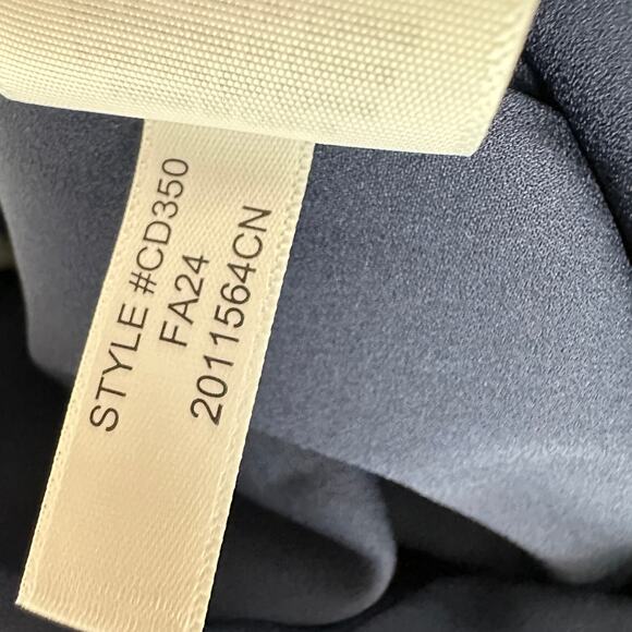 J.Crew Pencil Midi Skirt Four Season Stretch Navy Minimalist Classic US 12 NWT - Picture 10 of 11